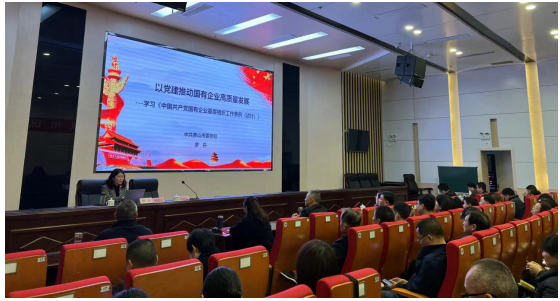 以党建推动EVO视讯官方网站企业高质量发展